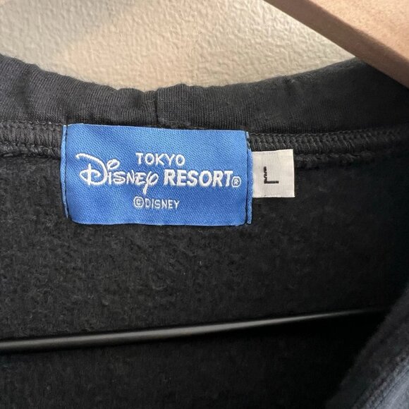 Tokyo Disneyland Mickey Mouse Zip Hoodie with Mickey Ears | L - Picture 4 of 5